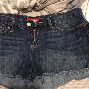 Dark wash Riley shorts